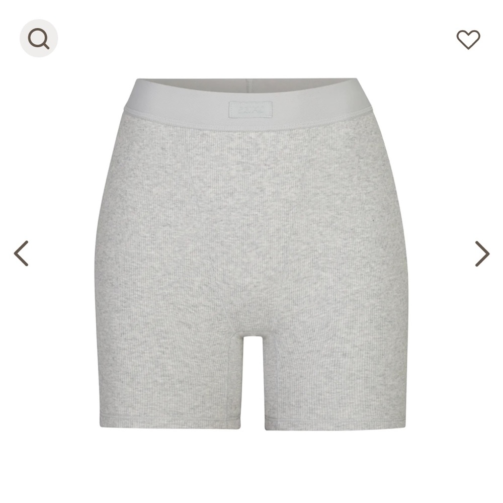 NWT SKIMS Cotton Rib Boxer